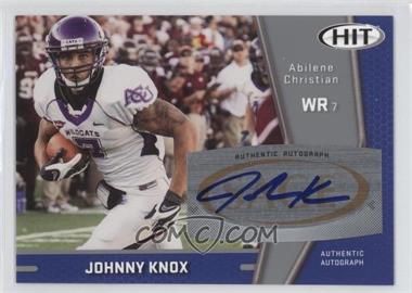 2009 SAGE Hit - Autographs - Silver #A74 - Johnny Knox