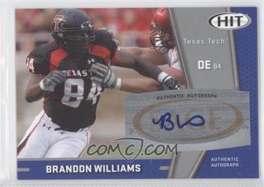 2009 SAGE Hit - Autographs - Silver #A85 - Brandon Williams