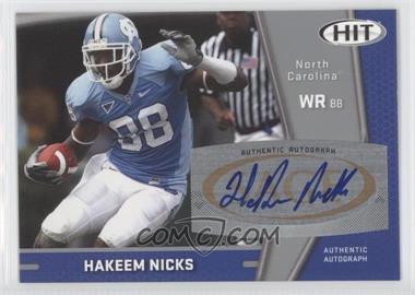 2009 SAGE Hit - Autographs - Silver #A88 - Hakeem Nicks