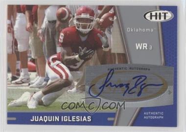 2009 SAGE Hit - Autographs - Silver #A89 - Juaquin Iglesias [Noted]