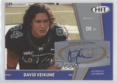 2009 SAGE Hit - Autographs - Silver #A94 - David Veikune