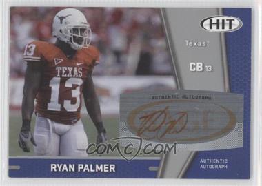 2009 SAGE Hit - Autographs - Silver #A97 - Ryan Palmer