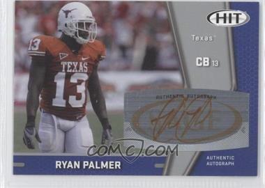 2009 SAGE Hit - Autographs - Silver #A97 - Ryan Palmer