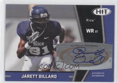 2009 SAGE Hit - Autographs #A18 - Jarett Dillard