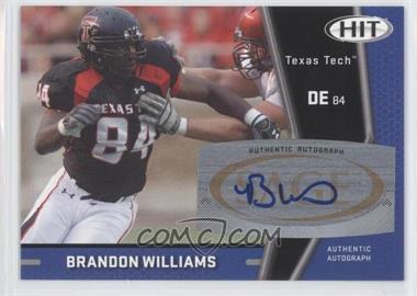 2009 SAGE Hit - Autographs #A85 - Brandon Williams