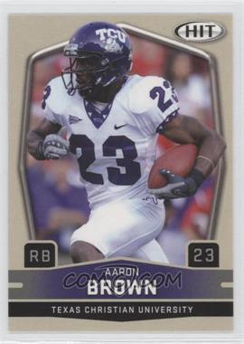 2009 SAGE Hit - [Base] - Glossy #62 - Aaron Brown