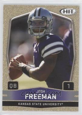 2009 SAGE Hit - [Base] - Gold #11.1 - Josh Freeman (Facing Straight Ahead)