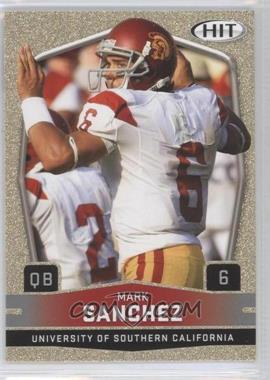 2009 SAGE Hit - [Base] - Gold #6.2 - Mark Sanchez (Back)