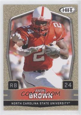 2009 SAGE Hit - [Base] - Gold #66 - Andre Brown