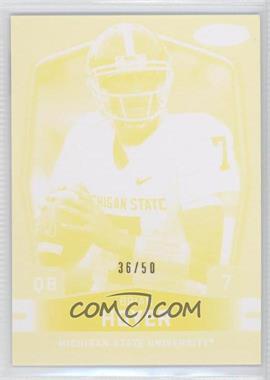 2009 SAGE Hit - [Base] - Make Ready Yellow #MR-68 - Brian Hoyer /50