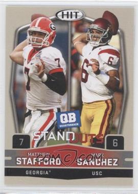 2009 SAGE Hit - [Base] #52 - Standouts - Matthew Stafford, Mark Sanchez