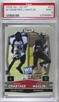 Standouts - Michael Crabtree, Jeremy Maclin [PSA 9 MINT]