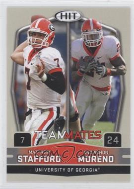 2009 SAGE Hit - [Base] #56 - Teammates - Matthew Stafford, Knowshon Moreno