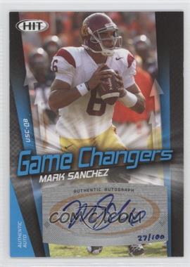 2009 SAGE Hit - Game Changers - Autographs #GCA-14 - Mark Sanchez /100