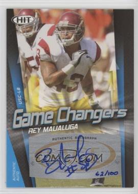 2009 SAGE Hit - Game Changers - Autographs #GCA-23 - Rey Maualuga /100