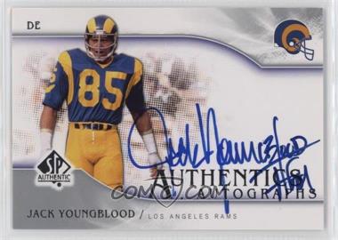 2009 SP Authentic - Authentics Autographs #SP-JY - Jack Youngblood