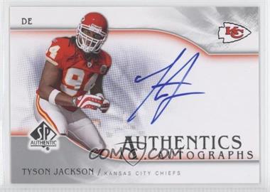 2009 SP Authentic - Authentics Autographs #SP-TJ - Tyson Jackson