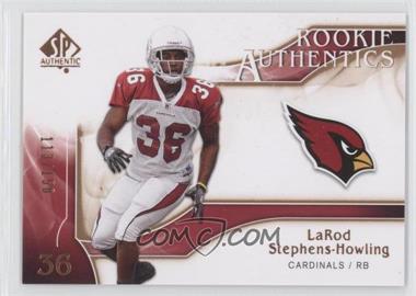 2009 SP Authentic - [Base] - Copper #203 - Rookie Authentics - LaRod Stephens-Howling /150