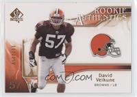 Rookie Authentics - David Veikune #/150