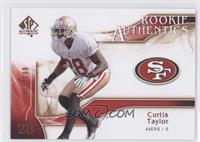 Rookie Authentics - Curtis Taylor #/150