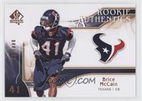 Rookie Authentics - Brice McCain #/150