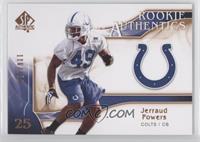 Rookie Authentics - Jerraud Powers #/150