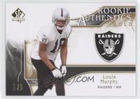 Rookie Authentics - Louis Murphy #/50