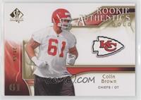 Rookie Authentics - Colin Brown #/50