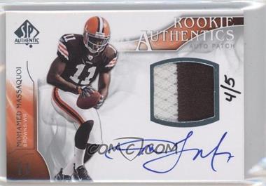 2009 SP Authentic - [Base] - Limited #392 - Rookie Authentics Auto Patch - Mohamed Massaquoi /5