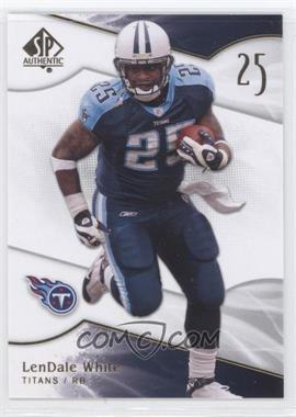 2009 SP Authentic - [Base] #100 - LenDale White