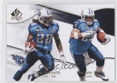 2009 SP Authentic - [Base] #165 - Chris Johnson, LenDale White