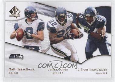 2009 SP Authentic - [Base] #176 - Julius Jones, T.J. Houshmandzadeh, Matt Hasselbeck