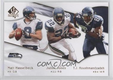 2009 SP Authentic - [Base] #176 - Julius Jones, T.J. Houshmandzadeh, Matt Hasselbeck