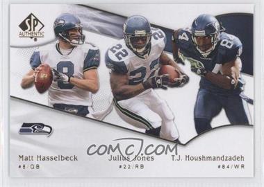 2009 SP Authentic - [Base] #176 - Julius Jones, T.J. Houshmandzadeh, Matt Hasselbeck