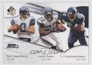 2009 SP Authentic - [Base] #176 - Julius Jones, T.J. Houshmandzadeh, Matt Hasselbeck