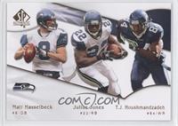 Julius Jones, T.J. Houshmandzadeh, Matt Hasselbeck