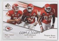 Matt Cassel, Larry Johnson, Dwayne Bowe