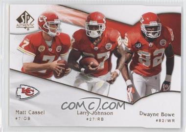 2009 SP Authentic - [Base] #179 - Matt Cassel, Larry Johnson, Dwayne Bowe