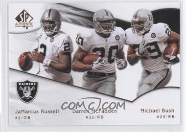 2009 SP Authentic - [Base] #180 - Darren McFadden, JaMarcus Russell, Michael Bush