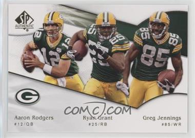 2009 SP Authentic - [Base] #186 - Greg Jennings, Aaron Rodgers, Ryan Grant