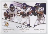 Adrian Peterson, Bernard Berrian, Chester Taylor