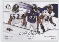 Dawan Landry, Ed Reed, Ray Lewis