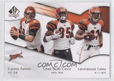 2009 SP Authentic - [Base] #189 - Chad Johnson, Carson Palmer, Laveranues Coles