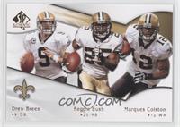 Drew Brees, Marques Colston, Reggie Bush