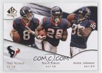 Andre Johnson, Matt Schaub, Steve Slaton