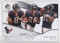 Andre Johnson, Matt Schaub, Steve Slaton