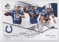 Reggie Wayne, Peyton Manning, Dallas Clark