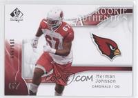 Rookie Authentics - Herman Johnson #/999