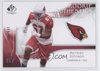 Rookie Authentics - Herman Johnson #/999