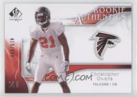 Rookie Authentics - Christopher Owens #/999